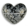 Puffy Heart shaped Snowflake stone 35MM